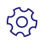 Gear wheel representing customization and automation