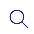 A magnifying glass used for improved visibility 
