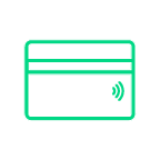 Green Credit Card Icon To Illustrate Company Card Expenses Feature On Business Central Mobile Expenses App
