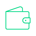 Green Wallet Icon To Illustrate Expenses Reimbursement Feature On Business Central Expenses App