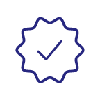 Tick icon, representing predictable outcomes from implementing Zetadocs