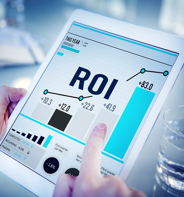 Tablet showing strong ROI after buying Zetadocs